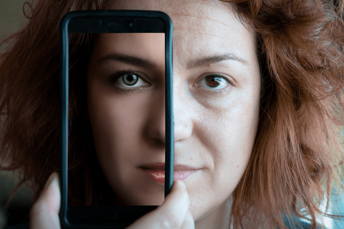 woman perceptions beauty social media